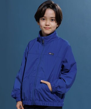 J.PRESS KIDS 【撥水】【140-170㎝】バックロゴ ポケッタブル ブルゾン ブルー系
