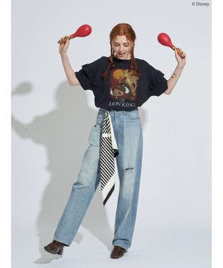 AMERICAN HOLIC フリルＴシャツ／Ｌｉｏｎｋｉｎｇ Navy