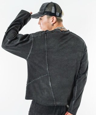 WEGO 【ユニセックス着用ITEM】コールドダイスウィッチングT（LS） ブラックその他