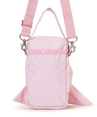 LeSportsac BOW MINI PHONE CROSSBODY/ピンクボウズ ピンクボウズ
