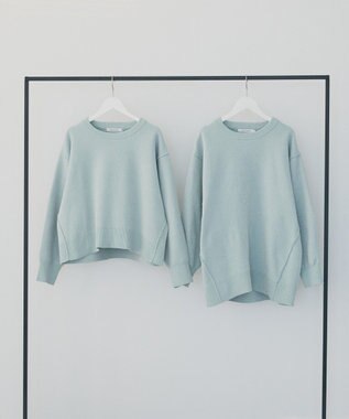 AMERICAN HOLIC 【選べる丈】モールニットプルオーバー Mint