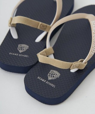 BEAMS SCHOOL ビーチサンダル ネイビー