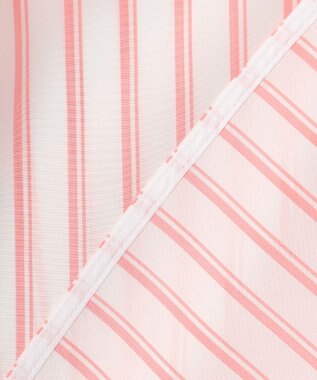 自由区 【洗える】SOMELOSテンセルチュニック シャツ オフ×ピンク