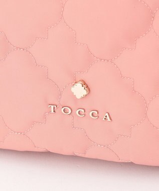 TOCCA 【撥水】CHECKER CLOVER QUILT BAG トートバッグ ピンク系