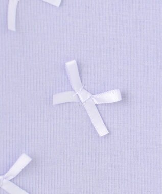 ANY KIDS スナップボタン リボンカーディガン サックスブルー