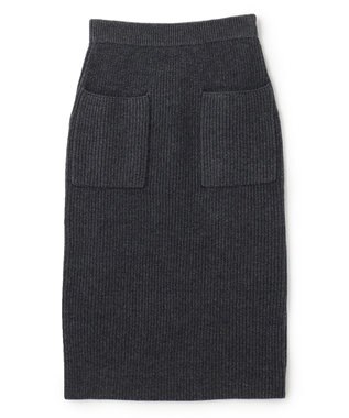 BEIGE， DOUAI / ニットスカート C Gray