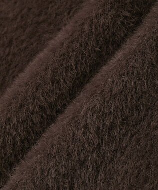 CRAFT STANDARD BOUTIQUE ファーライクニットチュニック Brown