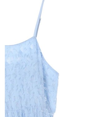 Green Parks armonia.フェザージャガードキャミワンピース Blue