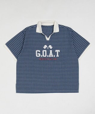 WEGO 【ユニセックス着用ITEM】チェックゲームシャツ ブルーチェック1