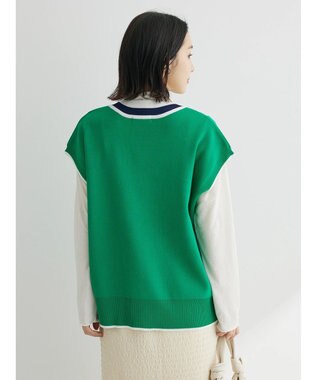 Green Parks チルデンニットベスト Green
