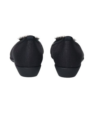 Bridget Birkin ＜2E＞【Bridget Birkin Walk】ビジューモチーフポインテッドパンプス ブラック雑材