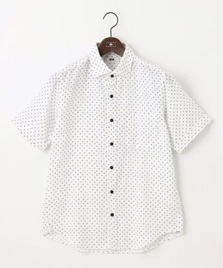 【ビジネスシーンに最適・サステイナブル】ソアロンシャンブレープリント シャツ