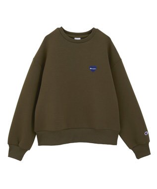 earth music&ecology Ｃｈａｍｐｉｏｎ×ｅｍａｅポンチハートスウェット Brown