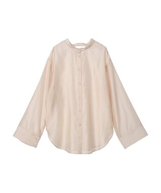 earth music&ecology マルチウェイシアーシャツ Light Beige