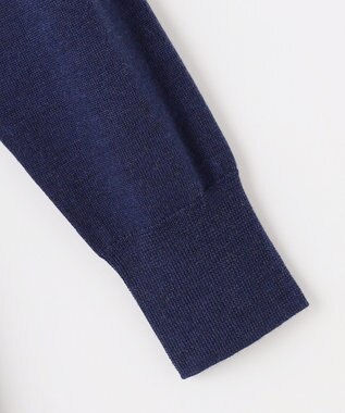 J.PRESS LADIES S 【洗える】EASY WOOL ニット ワンピース ブルー系