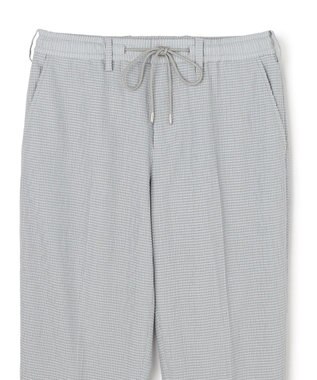 JOSEPH HOMME 新色追加【セットアップ対応】トリコサッカーストレッチ  ドロスト付テーパードパンツ / PEGG CONVERTIBLE ライトグレー系