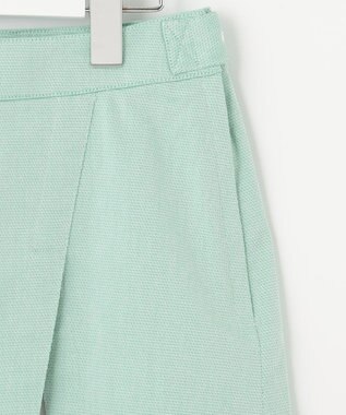 23区GOLF 【WOMEN】ハイパワーストレッチ シフォンコンビ スカート ピーコックグリーン系