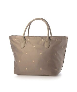 UNBILLION ペルケ perche / ナイロンドット刺繍2wayトート ライトオーク