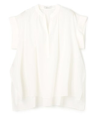 BEIGE， BAC / コットンシアー ギャザーブラウス Off