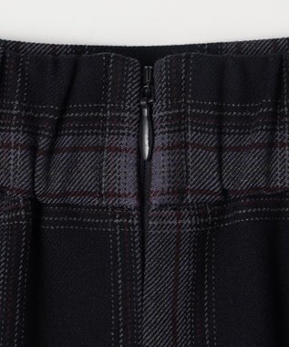 ANY SIS L ビューティサーモ2WAYストレッチチェック スカート ネイビータータン