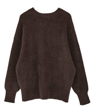 CRAFT STANDARD BOUTIQUE ファーライクニットチュニック Brown