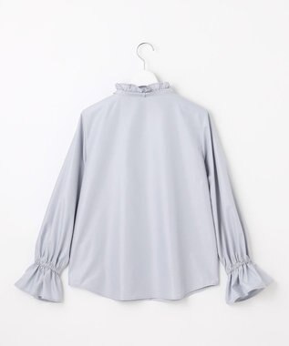 Feroux リボンディテール ブラウス ライトグレー系
