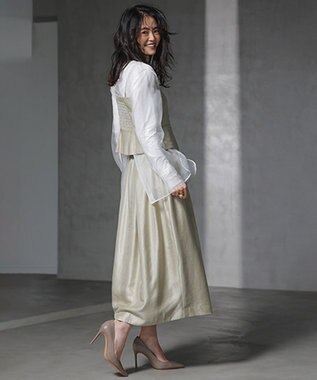 UNFILO 【STORY×UNFILOコラボ】ビスチェセットアップ 3点セット シャンパンベージュ