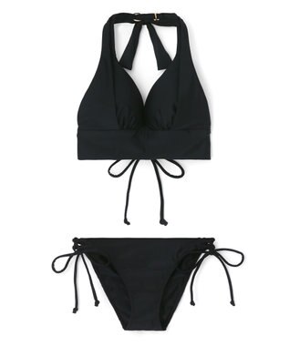 San-ai Resort（三愛水着楽園） ナチュラルだけどしっかり盛れる【ナチュラルアップブラ】　ノンワイヤービキニ　7M・9M　【San-ai Resort（サンアイリゾート）】 ブラック