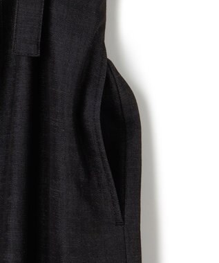 23区 S デニムライクシャンブレー Iライン スカート ブラック系