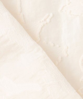 23区 L 【SLOW/一部店舗限定】カットジャカード シャツ アイボリー系