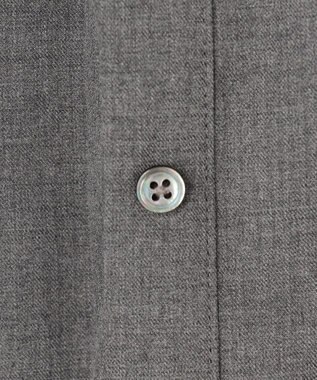 J.PRESS LADIES LIMBLESS50ツイル ブラウス チャコール系