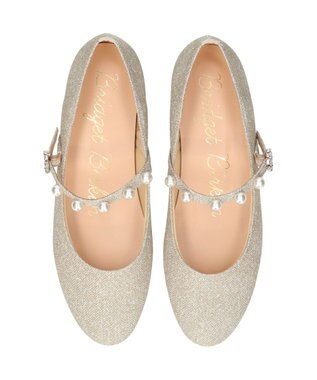 Bridget Birkin 【Bridget Birkin】パールツキメリージェーンパンプス シルバー雑材