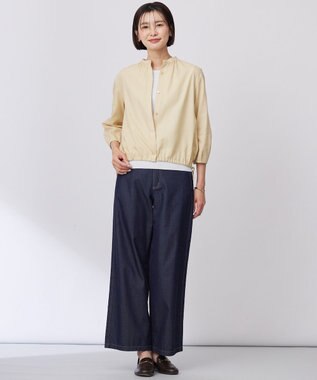 J.PRESS LADIES 【WEB限定カラーあり・洗える】FINE SLEEVELESS ニット タンクトップ シルバー系