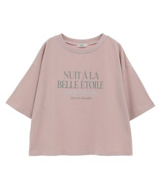 earth music&ecology 【接触冷感/洗濯機可】ＮＵＩＴＡ　ＬＡ　ＢＥＬＬＥ　ＥＴＯＩＬＥショートＴ Pink Beige