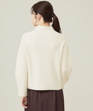 ANY SIS 【洗える】ボトルネックボタンポイントAir ニット アイボリー