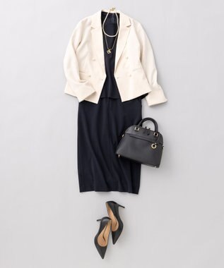 組曲 オシャクロス ジャケット アイボリー系