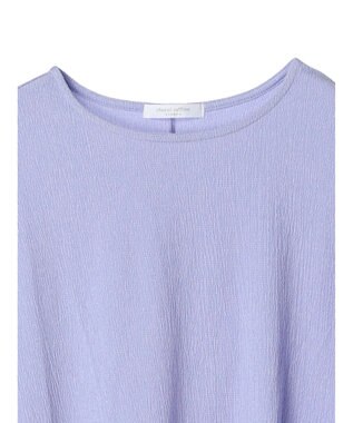 Green Parks 裾タック表面カットプルオーバー Purple