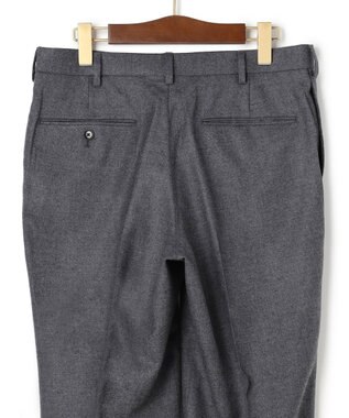 J.PRESS MEN 【ストレッチ / 洗える】トリートメントウール フランネル スラックス ライトグレー系