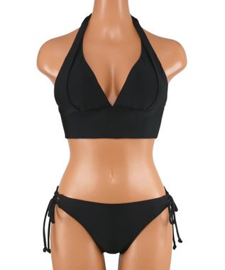 San-ai Resort（三愛水着楽園） ナチュラルだけどしっかり盛れる【ナチュラルアップブラ】　ノンワイヤービキニ　7M・9M　【San-ai Resort（サンアイリゾート）】 ブラック