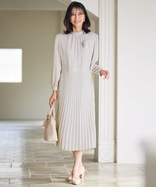 23区 シルク コサージュ アイボリー系