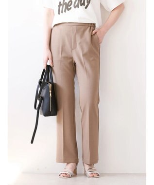 AMERICAN HOLIC 美・美・美ポンチジョーゼットフレアパンツ Gray Beige