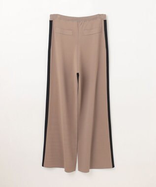 GRACE CONTINENTAL バイカラーニットパンツ ベージュ