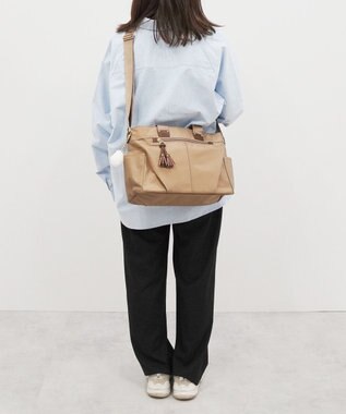 ACE BAGS & LUGGAGE kanana project collection タッセル-e 2wayショルダーバッグ 68873 ベージュ