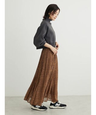 Green Parks ＫＢＦ２ｗａｙクロップドスウェットライクプルオーバー Charcoal Gray