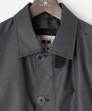JOSEPH ABBOUD 【2WAY/撥水/ダウンライナー】インターレースカルゼ コート グレー系