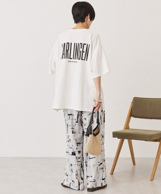 AMERICAN HOLIC バックロゴルーズＴシャツ Off White