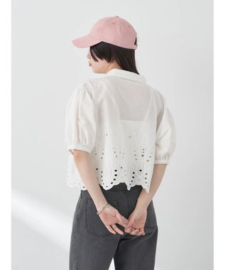 earth music&ecology エンブロイダリープルオーバー Off White