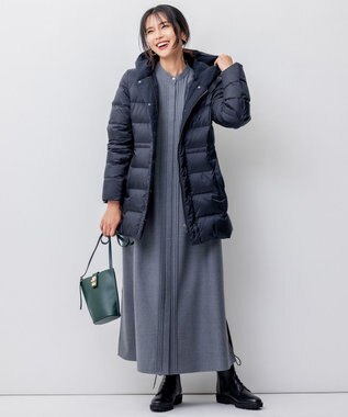 23区 アウトシームポシェット ダークグリーン系