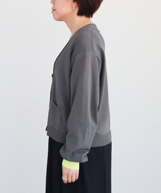 CRAFT STANDARD BOUTIQUE Ｖネックニットカーディガン Dark Gray
