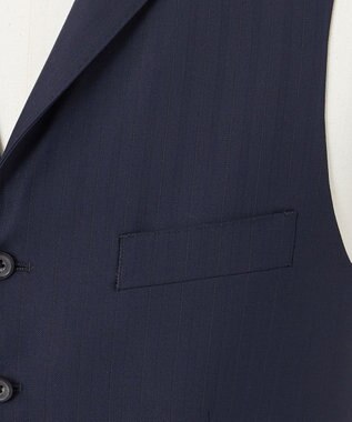 GOTAIRIKU 希少/五大陸限定【御幸毛織】コンパクトヤーン×SUPER120'sWOOL　3ピース（ペーパープレス加工） ネイビー系1